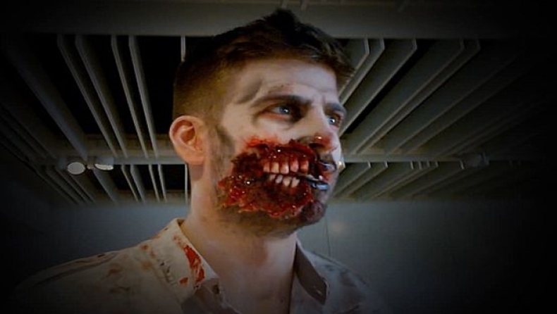 Ο Πικέ ζόμπι του «Walking Dead»! (pics+vid)
