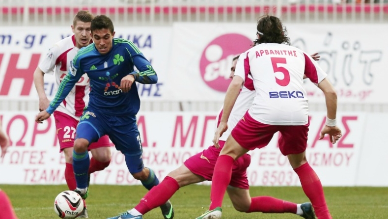 Ολυμπιακός Βόλου- Παναθηναϊκός 1-0