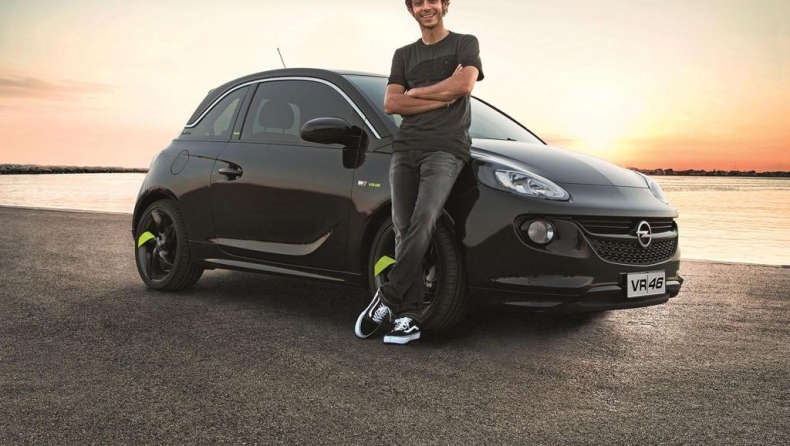 Ο Velentino Rossi «υπογράφει» το Opel Adam VR46 LE