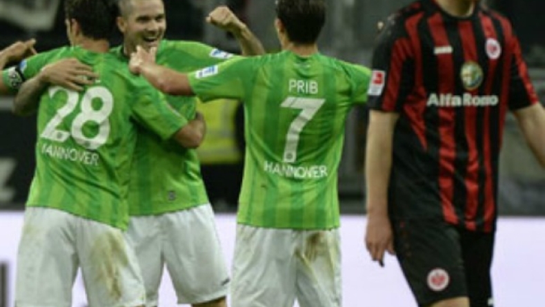 Άιντραχτ Φρανκφούρτης - Αννόβερο 2-3