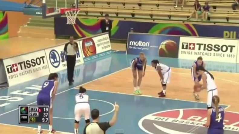Epic fail στο Mundobasket Νεανίδων (vid)