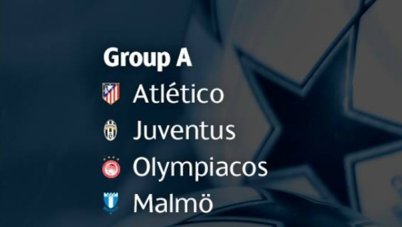 Με Ατλέτικο, Γιουβέντους και Μάλμε ο Ολυμπιακός! (vids & pics)