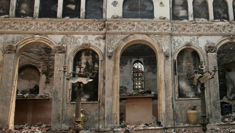 Εκαψαν εκκλησία για τουρκικό σίριαλ