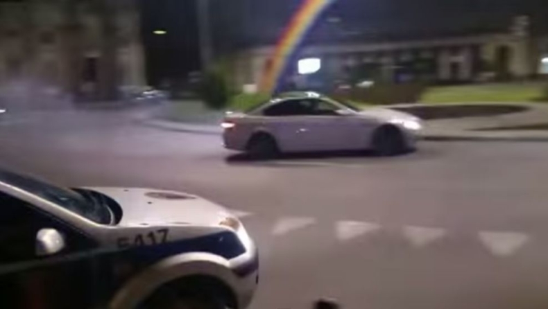 Αλητείες... με M3 μπροστά στην αστυνομία (vid)