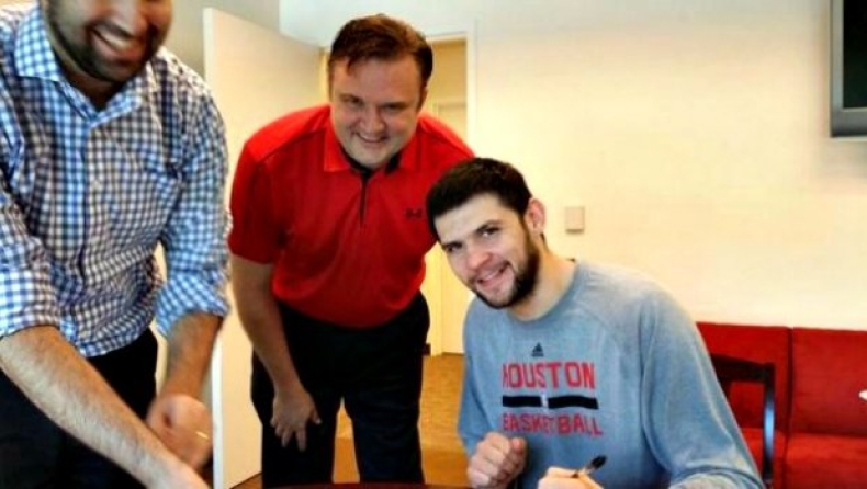 «Welcome to the Rockets, Kostas» (vid+pics)