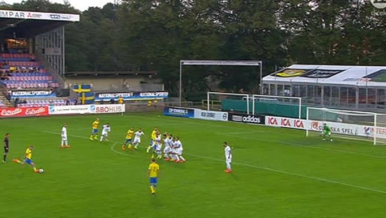 Κ21: Σουηδία-Ελλάδα 3-0 (vid)