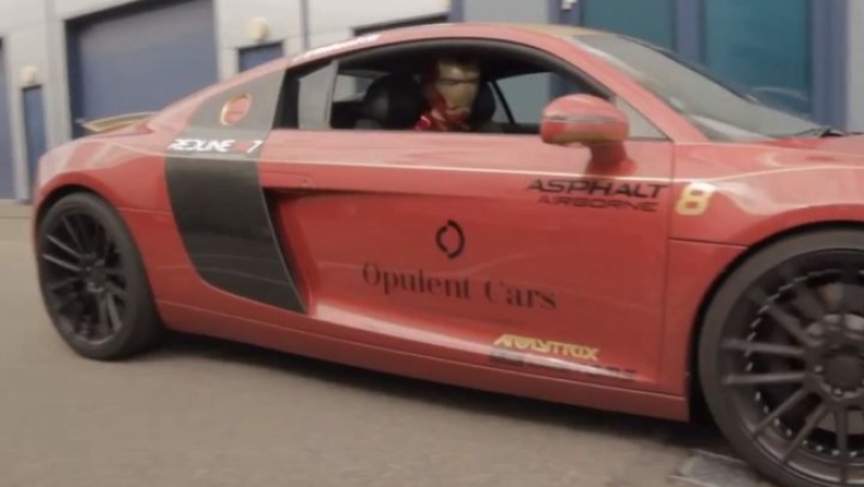 Ο Iron Man είναι αληθινός και οδηγεί R8 (video)