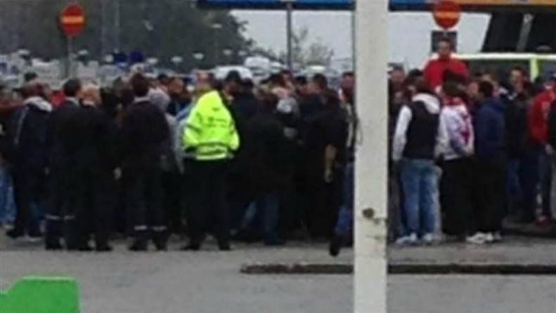 Επεισόδια στο Μάλμε και σύλληψη οπαδού! (pics)