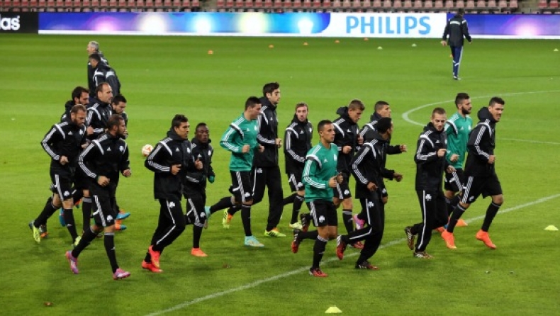 Η προπόνηση του Παναθηναϊκού στο Philips Stadion