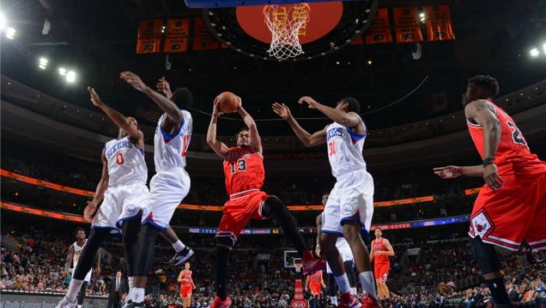 76ers - Σικάγο Μπουλς 118-115