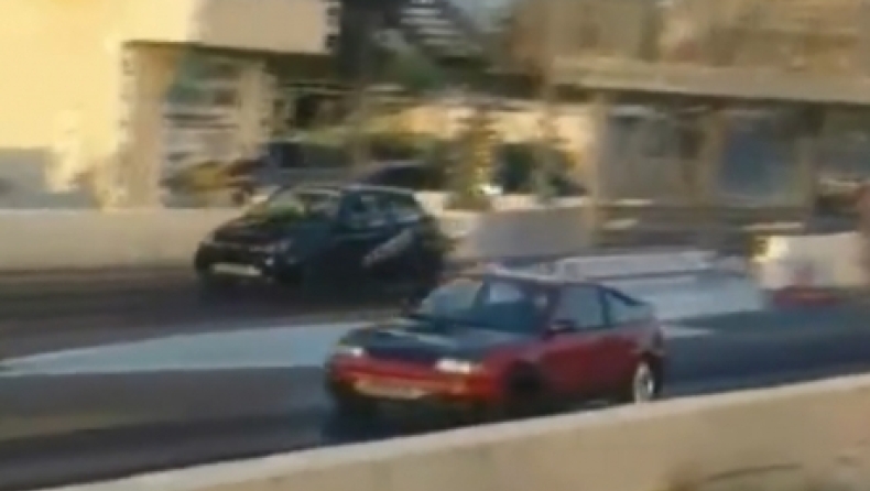 Tα…τίναξε στην κυριολεξία (video)