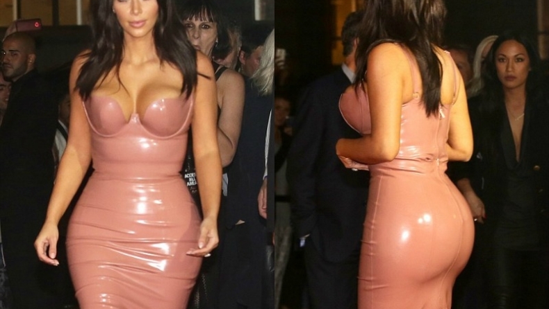 Η kinky εμφάνιση της Kim Kardashian στο κόκκινο χαλί (pics)