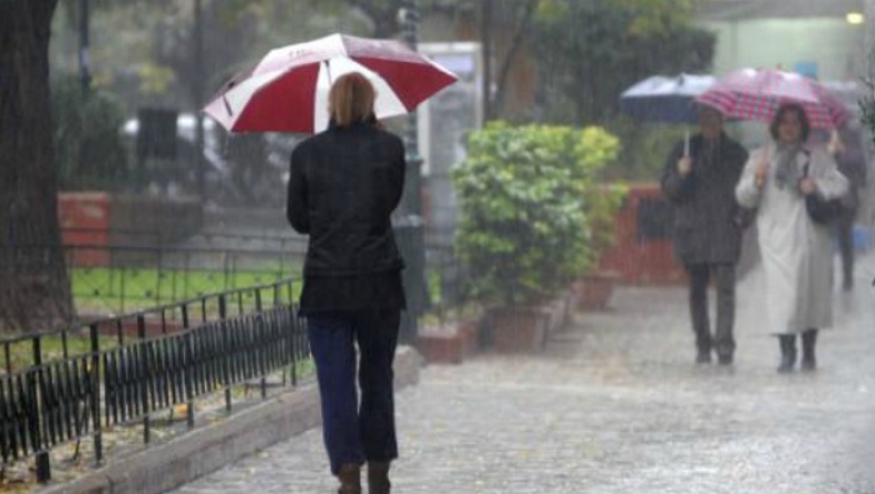 Πού θα εκδηλωθούν βροχές και καταιγίδες