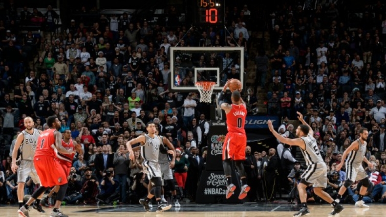 Η... ματσάρα Σπερς - Μπλέιζερς (vid)