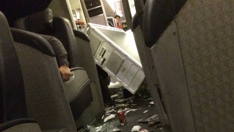 Πανικός σε boeing που έπεσε σε καταιγίδα (vid)