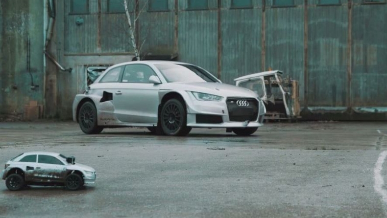 Το Audi S1 RX σε μια διαφορετική κόντρα (video)