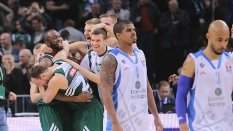 Ζαλγκίρις Κάουνας - Σάσαρι 80-79 (vid)