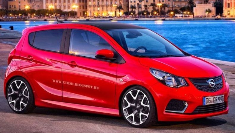 Μια άποψη του γρήγορου Opel Karl OPC