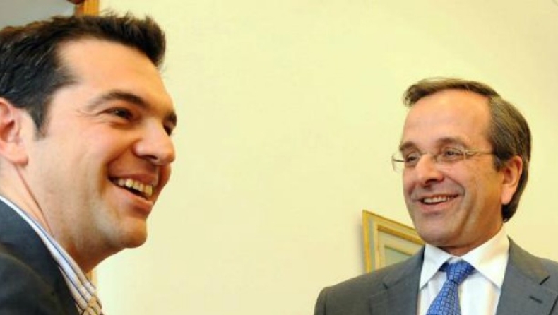 Τηλέφωνο Σαμαρά σε Τσίπρα για συγχαρητήρια