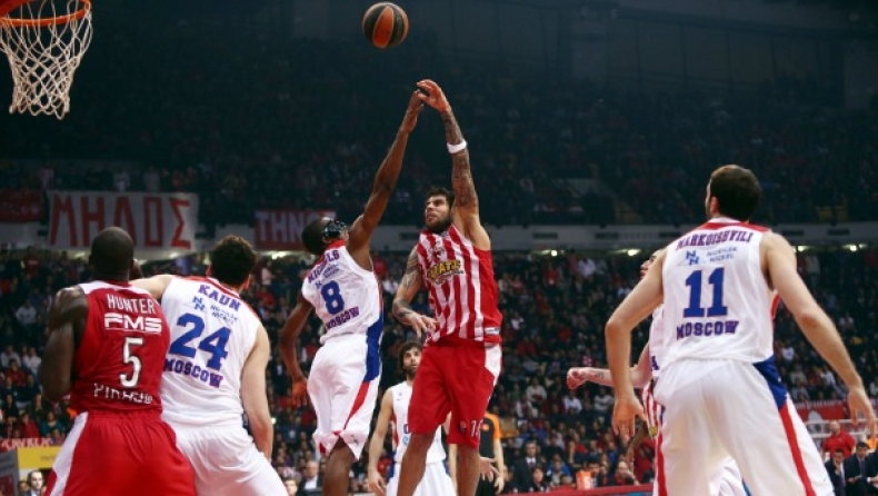 Ολυμπιακός - ΤΣΣΚΑ Μόσχας 84-76