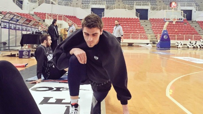Μέρος της προπόνησης ο Μαργαρίτης (pics)