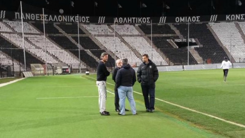 ΠΑΟΚ: Στην προπόνηση ο Σαββίδης