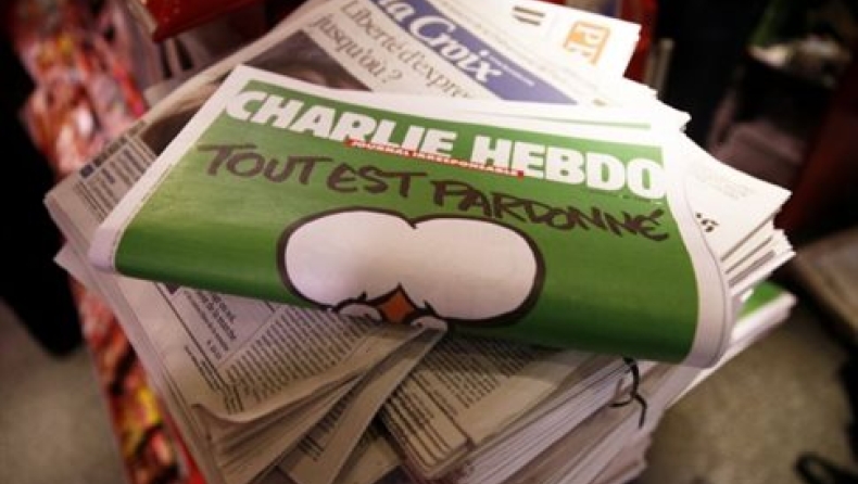 Αναστέλλεται η έκδοση του Charlie Hebdo (pic)