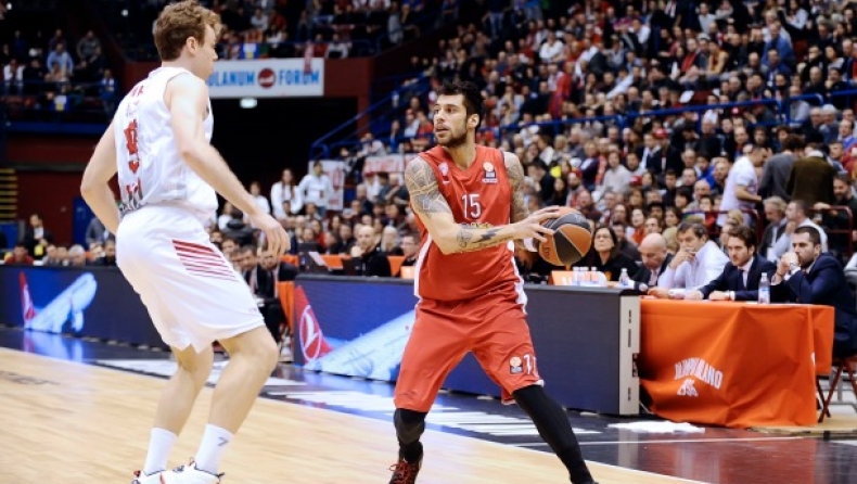 Αρμάνι Μιλάνο -Ολυμπιακός 74-83 (vid & pics)
