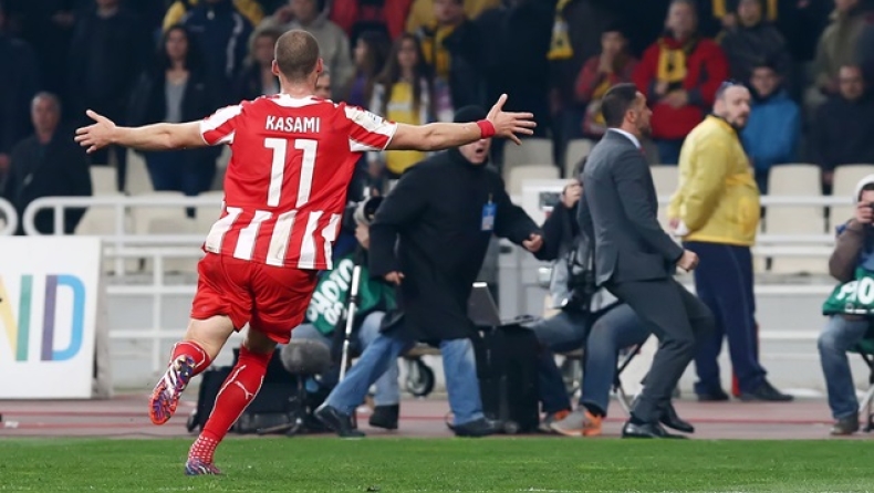 ΑΕΚ - Ολυμπιακός: Η χειρονομία του Κασάμι (pic & vid)