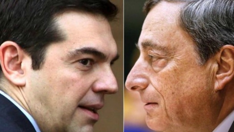 Τηλεφωνική επικοινωνία Τσίπρα με Ντράγκι για τα έντοκα γραμμάτια