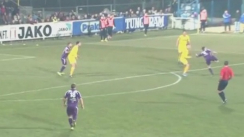 Γκολάρα με... τακουνάρα!(vid)