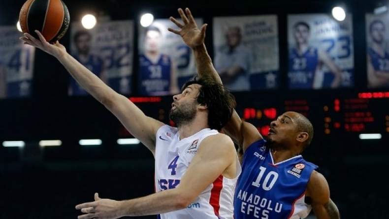 ΤΣΣΚΑ Μόσχας - Αναντολού Εφές 88-83