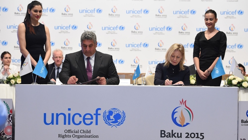 Συνεργασία «Μπακού 2015» και UNICEF