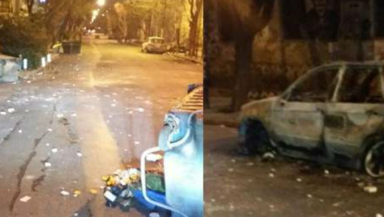 Βομβαρδισμένο τοπίο οι δρόμοι γύρω από το Πολυτεχνείο (pics)