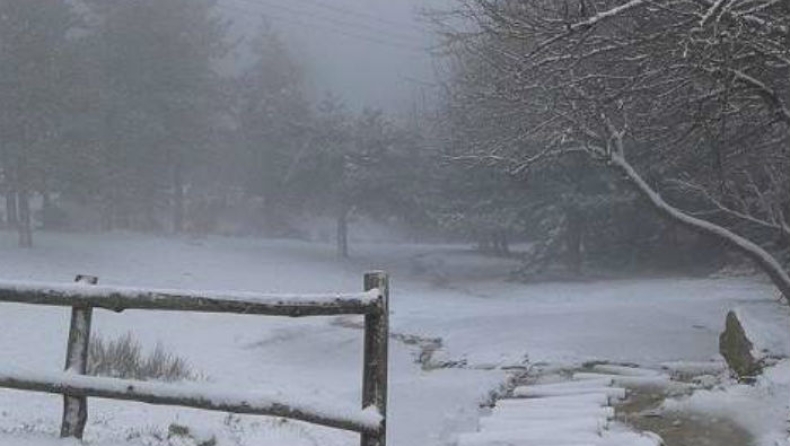 Το έστρωσε στην Πάρνηθα (pics)