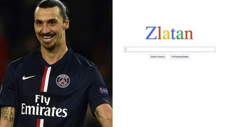 Ο Ζλάταν και το Google... είναι ένα! (pic)