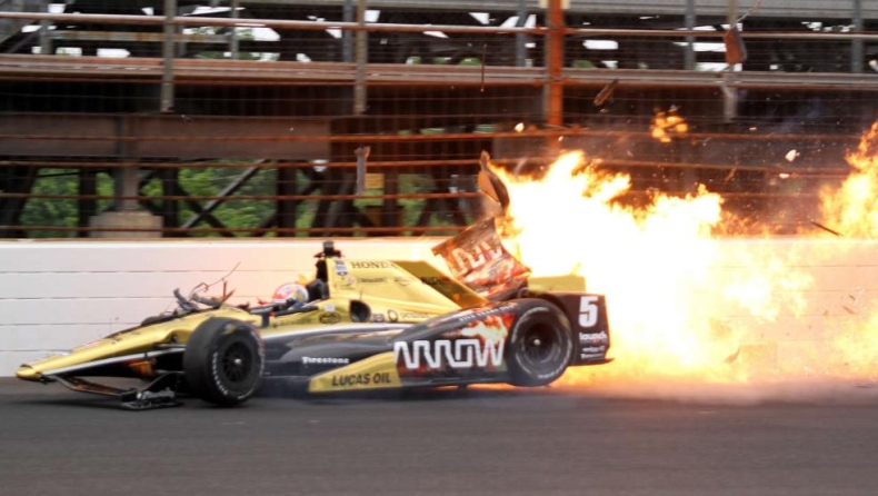Tραυματίστηκε οδηγός στο Indy 500