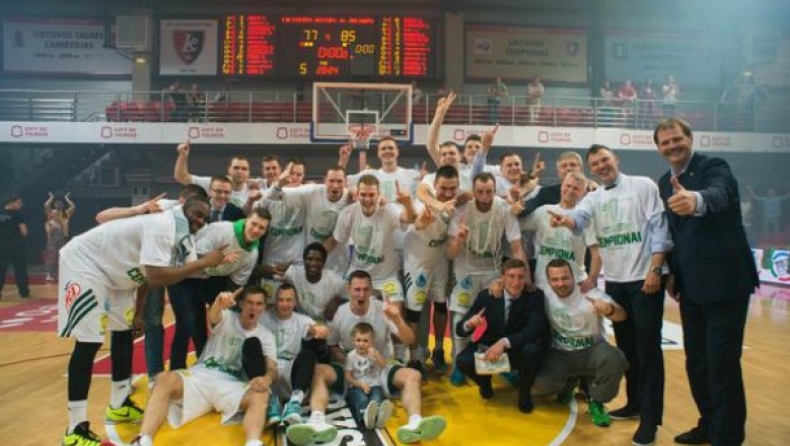 «Σκούπισε» & πήρε ξανά το Πρωτάθλημα η Ζαλγκίρις (vids)