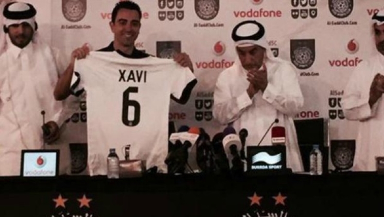 Τσάβι και με τη... φανέλα