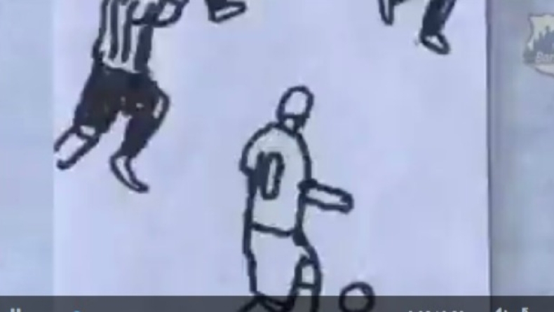 Ο Μέσι είναι... ζωγραφιά (vid)