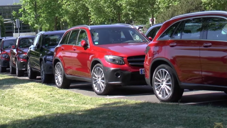 Ακάλυπτη η Mercedes GLC (video)