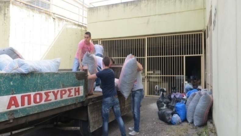 Αγρίνιο: Χιλιαδες καπάκια έγιναν 5 αναπηρικά αμαξίδια