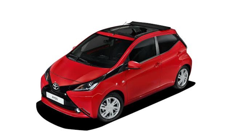 Toyota Aygo με υφασμάτινη οροφή