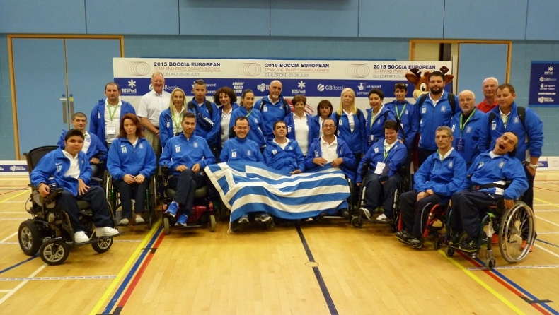 Χάλκινο μετάλλιο στο μπότσια