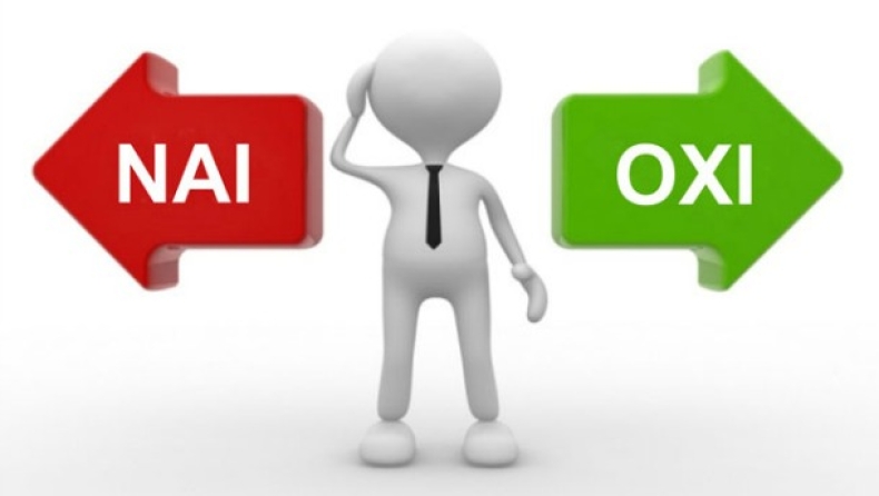 Official results of Greek referendum released by the Interior Ministry ( 44.65 pct of votes counted)