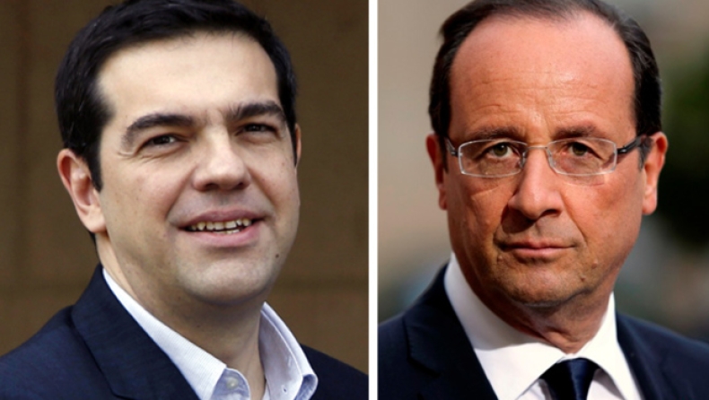 PM Tsipras and French president speak on the phone