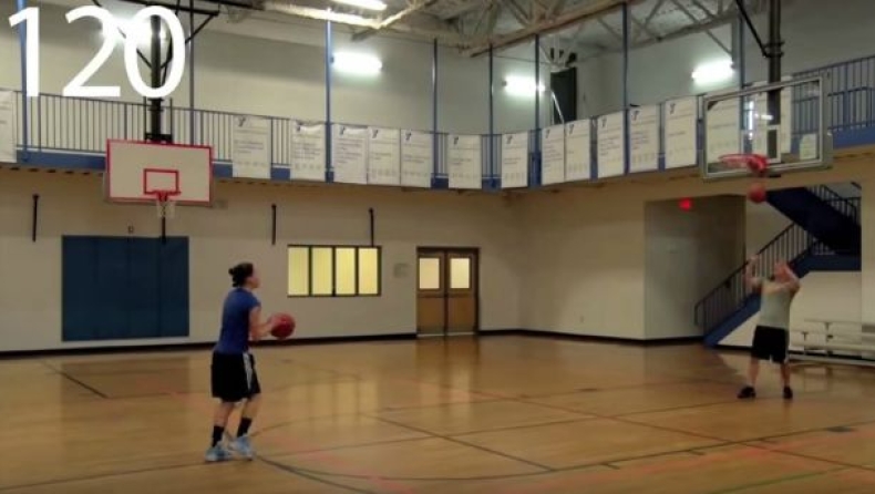 1, 2, 3... 120 τρίποντα σε 5 λεπτά! (vids)