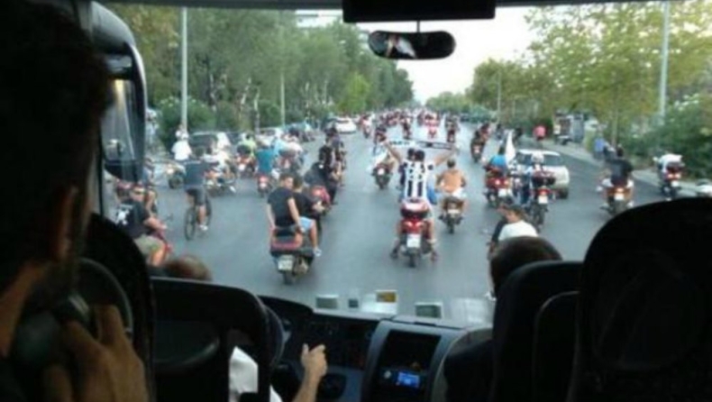 ΠΑΟΚ: Με την συνοδεία φιλάθλων στην Τούμπα