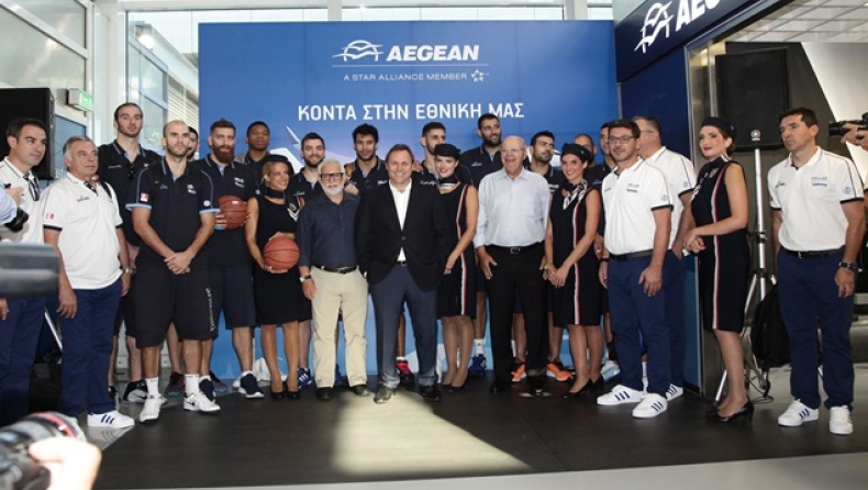 Η AEGEAN με υπερηφάνεια ανακοινώνει την υποστήριξή της στις Εθνικές Ομάδες Μπάσκετ