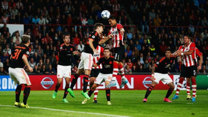 Αϊντχόφεν - Μάντσεστερ Γιουνάιτεντ 2-1